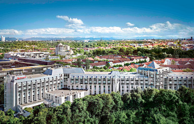 München Marriott Hotel: Vista esterna