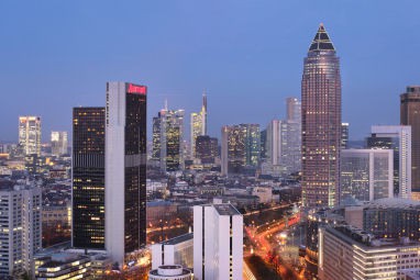 Frankfurt Marriott Hotel: Widok z zewnątrz