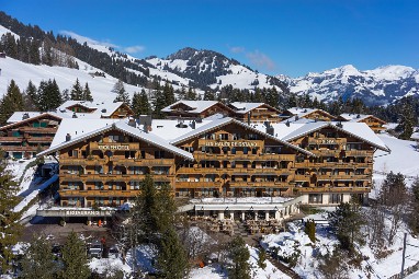 Golfhotel Les Hauts de Gstaad & SPA: Vista externa