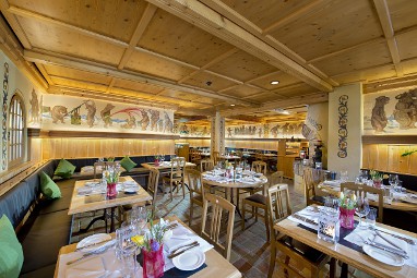 Golfhotel Les Hauts de Gstaad & SPA: 레스토랑