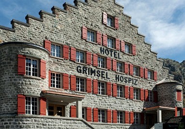 Historisches Alpinhotel Grimsel Hospiz: Vista externa