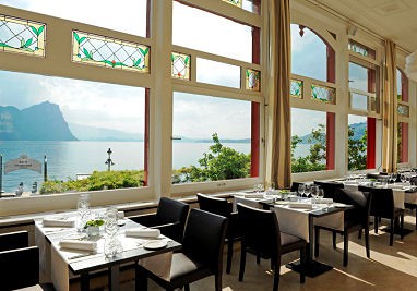 Hotel Vitznauerhof: レストラン