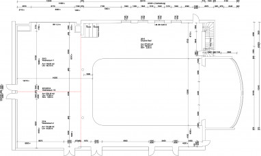 Stadthalle Limbach-Oberfrohna: Planta baixa (sala de conferências)